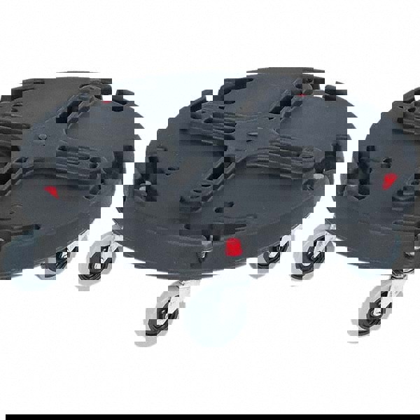 Trash Can Dollies; Product Type: Caster Dolly ; Dolly Shape: Round ; Compatible Container Series: Atlas ; Material: Polyethylene