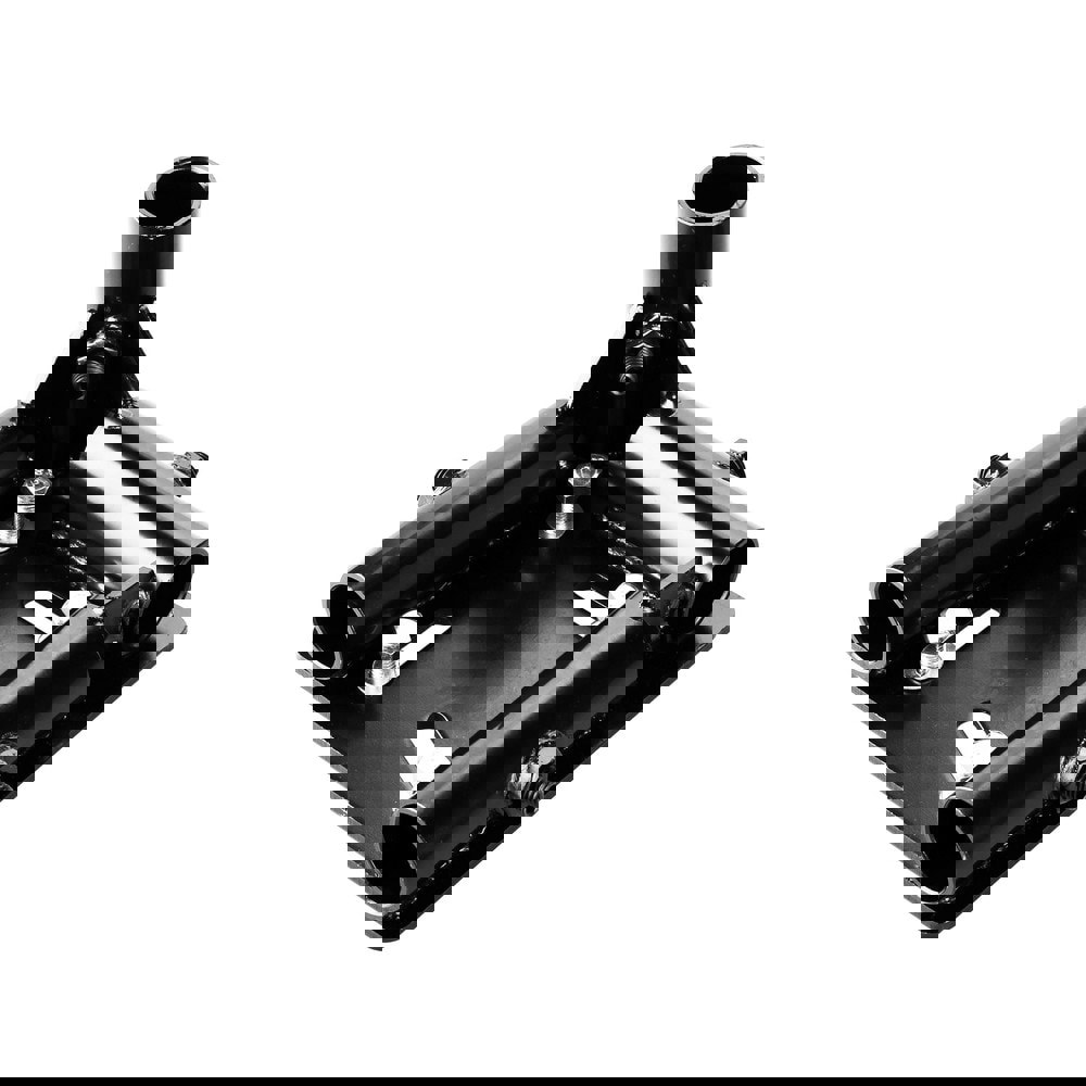 Framing Pipe Accessories; Accessory Type: Caster Plate & Hardware ; For Use With: Flexpipe Systems ; Material: Steel ; Color: Black ; UNSPSC Code: 40175300