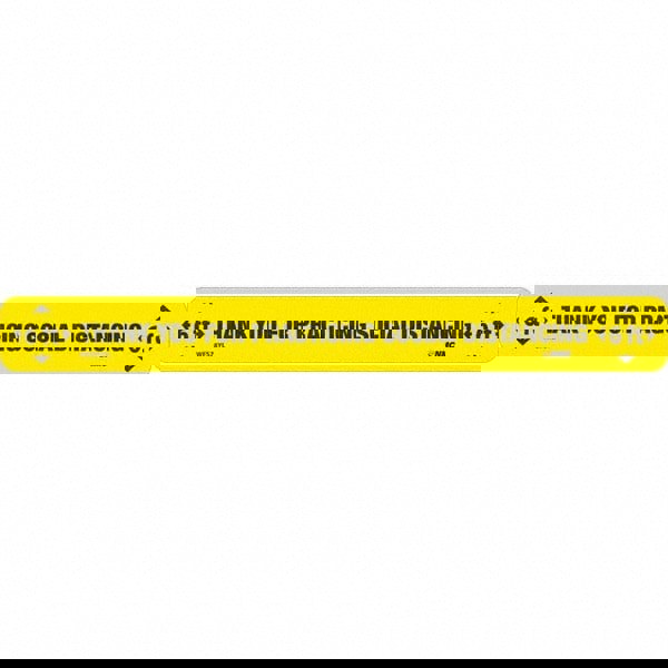 Entrance & Directional & Exit Adhesive Backed Floor Sign: Rectangle, Vinyl, ''6 FT THANK YOU FOR PRACTICING SOCIAL DISTANCING 6 FT''