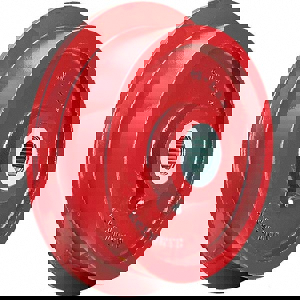 V-Groove Caster Wheel: Cast Iron, 1.5