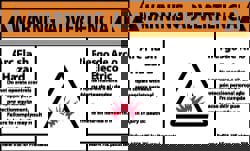 5 Qty Warning - Arc Flash & Shock Hazard - Do Not Operate Controls or Open Covers without Appropriate Personal Protection...