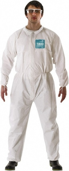 Size XL Film Laminate Chemical Resistant General Purpose Coveralls