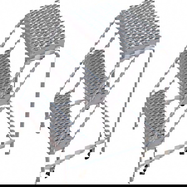 Aluminum Rolling Ladder: 3 Step