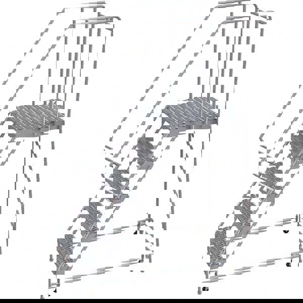 Aluminum Rolling Ladder: 5 Step