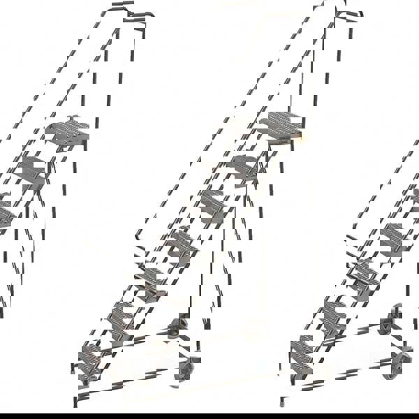 Aluminum Rolling Ladder: 7 Step