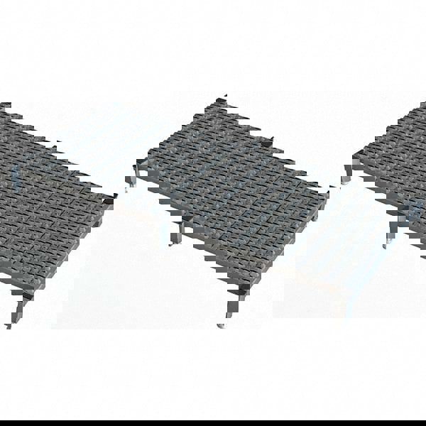 1-Step Steel Work Platform: 800 lb Capacity, 24