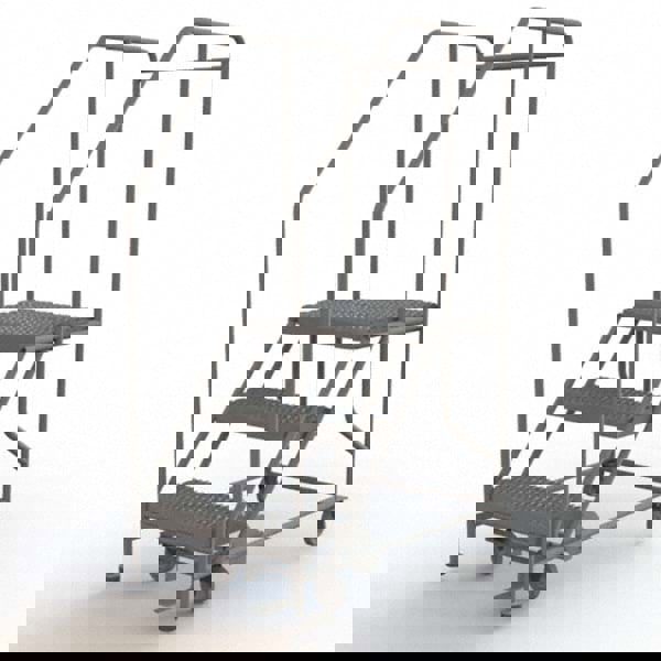 Steel Rolling Ladder: 3 Step