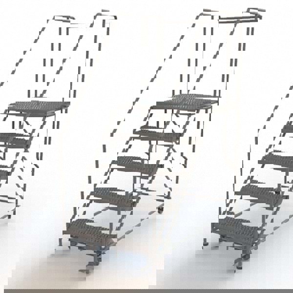 Steel Rolling Ladder: 5 Step