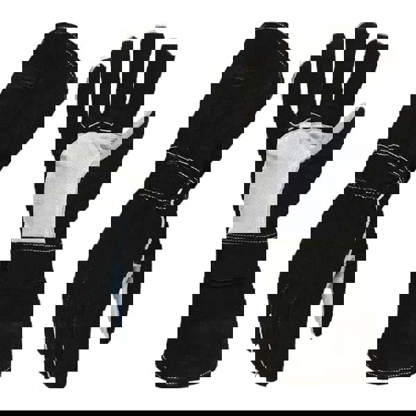 Welding Gloves: Size Medium, Cowhide Leather, MIG Welding Application