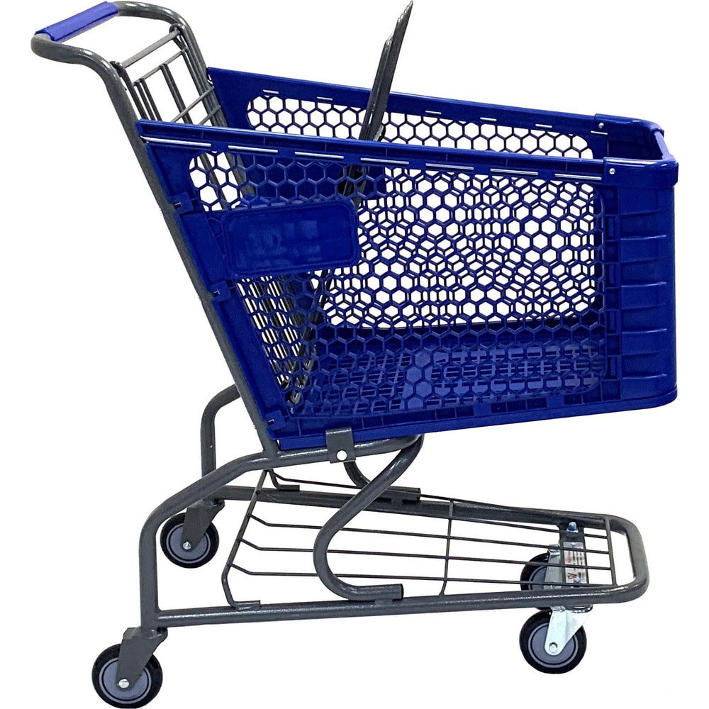 Carts; Cart Type: Shopping Cart ; Caster Type: (2) Swivel; 2 Fixed, 2 Swivel; 2 Rigid; 2 Rigid, 2 Swivel; 2 Stationary, 2 Swivel; 2 Swivel; 2 Swivel/2 Rigid ; Caster Material: Polypropylene; Poly/Polyurethane ; Material: Plastic ; Length (Inch): 33-39/100