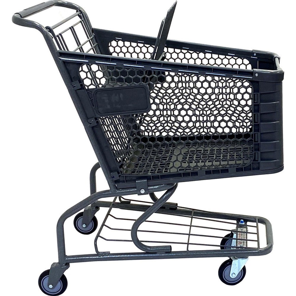 Carts; Cart Type: Shopping Cart ; Caster Type: (2) Swivel; 2 Fixed, 2 Swivel; 2 Rigid; 2 Rigid, 2 Swivel; 2 Stationary, 2 Swivel; 2 Swivel; 2 Swivel/2 Rigid ; Caster Material: Polypropylene; Poly/Polyurethane ; Material: Plastic ; Length (Inch): 33-39/100