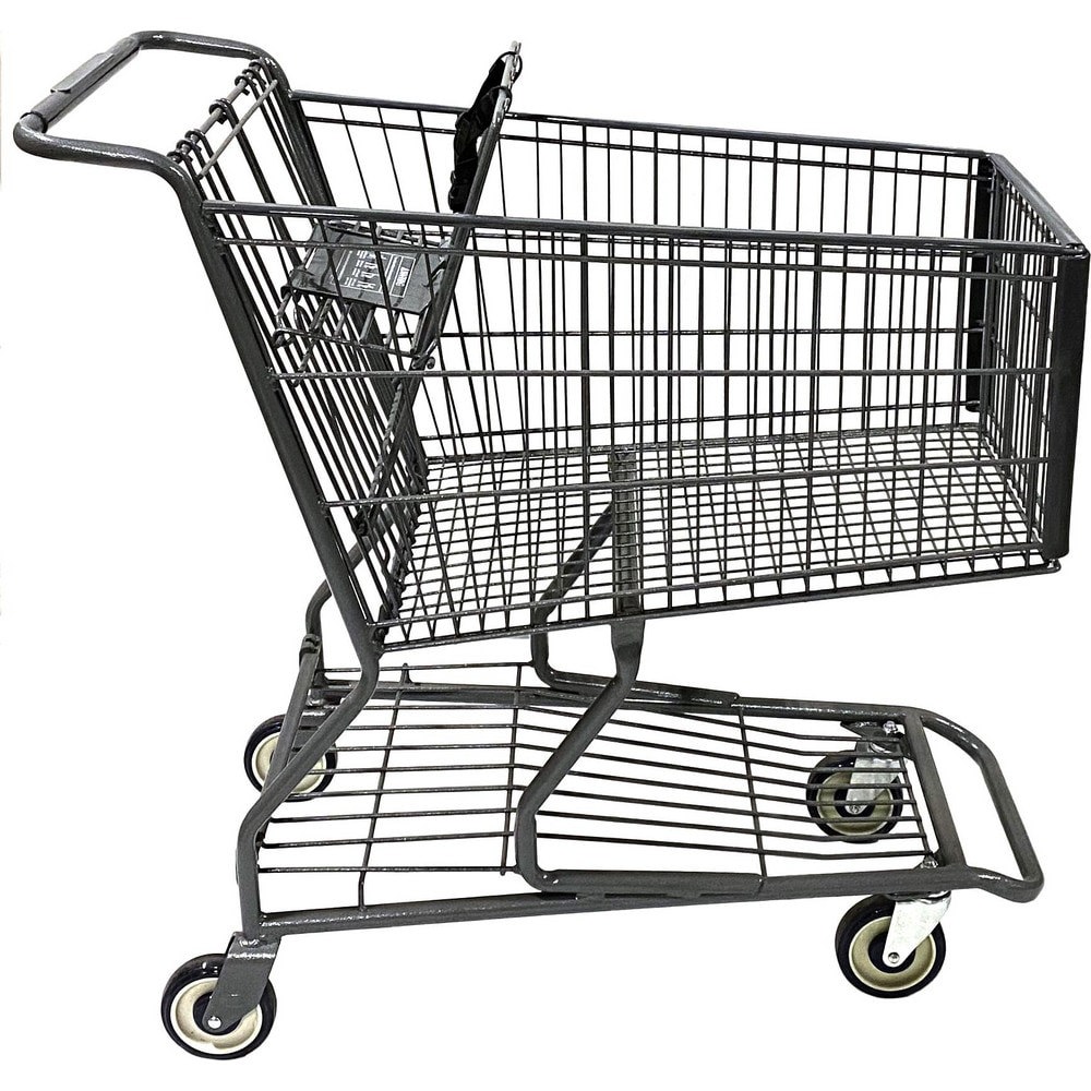 Carts; Cart Type: Shopping Cart ; Caster Type: (2) Swivel; 2 Fixed, 2 Swivel; 2 Rigid; 2 Rigid, 2 Swivel; 2 Stationary, 2 Swivel; 2 Swivel; 2 Swivel/2 Rigid ; Caster Material: Polypropylene; Poly/Polyurethane ; Material: Metal ; Length (Inch): 41-53/100
