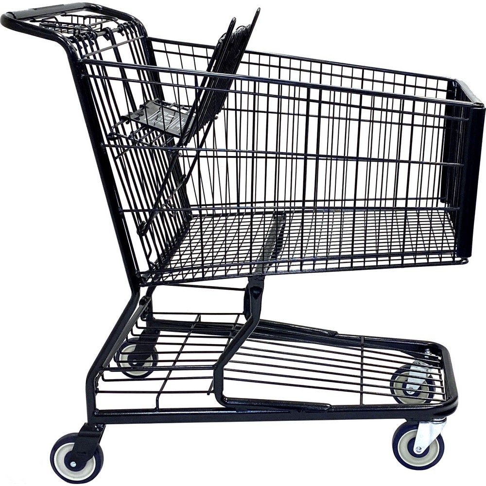 Carts; Cart Type: Shopping Cart ; Caster Type: (2) Swivel; 2 Fixed, 2 Swivel; 2 Rigid; 2 Rigid, 2 Swivel; 2 Stationary, 2 Swivel; 2 Swivel; 2 Swivel/2 Rigid ; Caster Material: Polypropylene; Poly/Polyurethane ; Material: Metal ; Length (Inch): 41