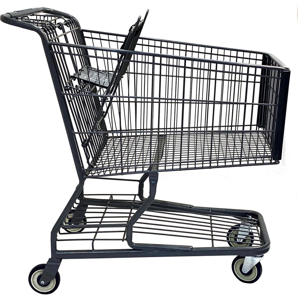 Carts; Cart Type: Shopping Cart ; Caster Type: (2) Swivel; 2 Fixed, 2 Swivel; 2 Rigid; 2 Rigid, 2 Swivel; 2 Stationary, 2 Swivel; 2 Swivel; 2 Swivel/2 Rigid ; Caster Material: Polypropylene; Poly/Polyurethane ; Material: Metal ; Length (Inch): 41