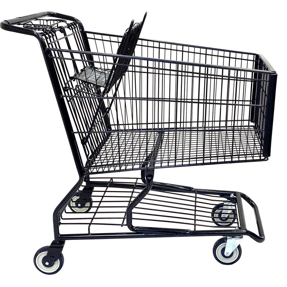 Carts; Cart Type: Shopping Cart ; Caster Type: (2) Swivel; 2 Fixed, 2 Swivel; 2 Rigid; 2 Rigid, 2 Swivel; 2 Stationary, 2 Swivel; 2 Swivel; 2 Swivel/2 Rigid ; Caster Material: Polypropylene; Poly/Polyurethane ; Material: Metal ; Length (Inch): 40-39/50