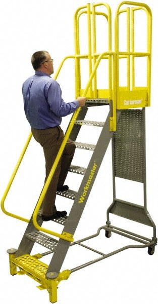 Steel Rolling Ladder: 10 Step