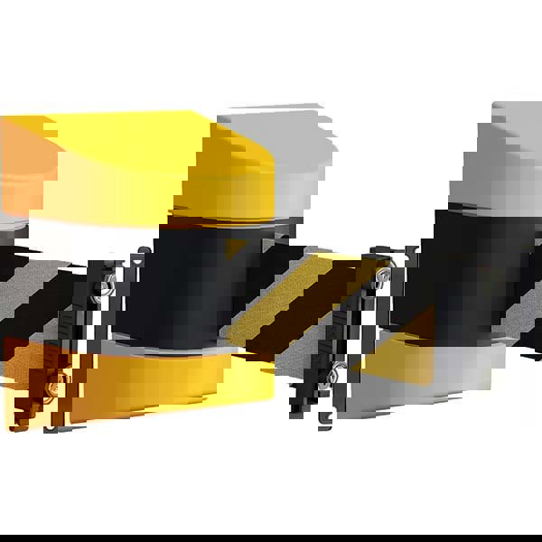 Wall-Mount Retractable Belt Barrier: Black