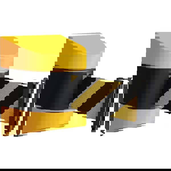 Wall-Mount Retractable Belt Barrier: Black