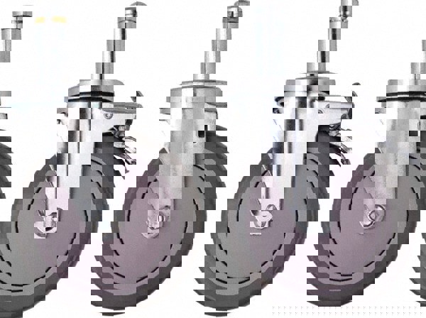 Stem Caster: Use With Mobile Kits with shelves 18 and wider