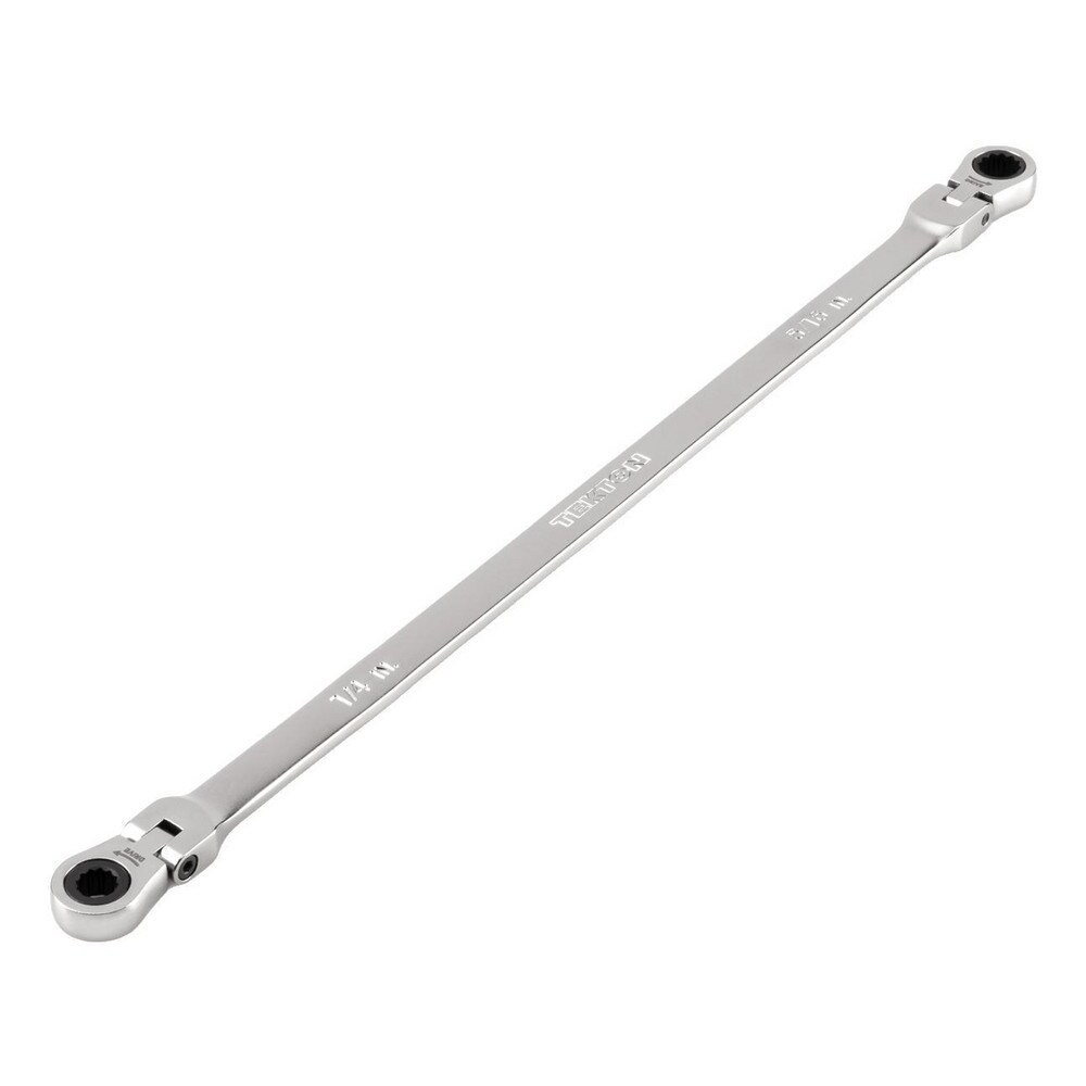 Combination Wrenches; Size (Inch): 1/4 ; Finish: Satin Chrome ; Head Type: Flexible ; Handle Type: Straight ; Material: Steel ; Non-sparking: No