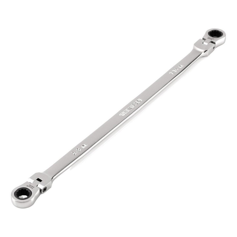 Combination Wrenches; Size (Inch): 3/8 ; Finish: Satin Chrome ; Head Type: Flexible ; Handle Type: Straight ; Material: Steel ; Non-sparking: No