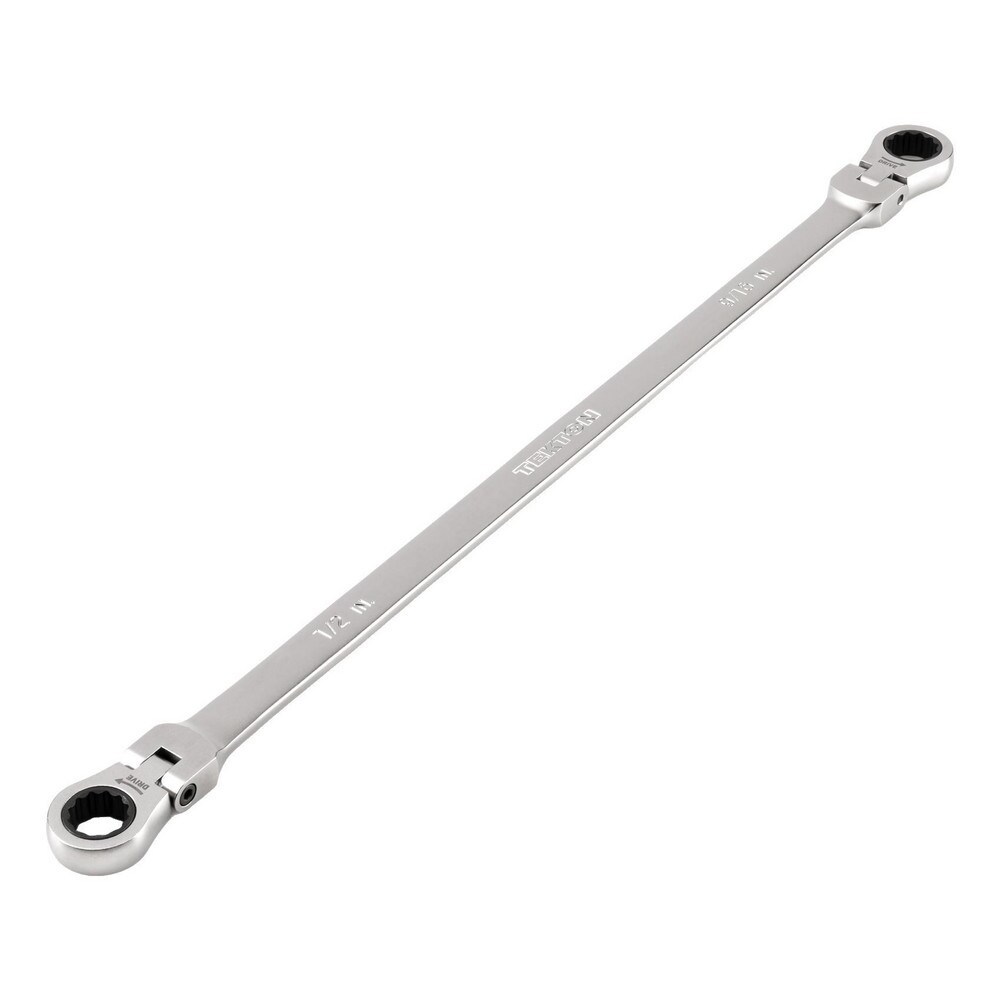 Combination Wrenches; Size (Inch): 1/2 ; Finish: Satin Chrome ; Head Type: Flexible ; Handle Type: Straight ; Material: Steel ; Non-sparking: No