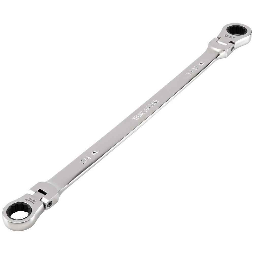 Combination Wrenches; Size (Inch): 3/4 ; Finish: Satin Chrome ; Head Type: Flexible ; Handle Type: Straight ; Material: Steel ; Non-sparking: No