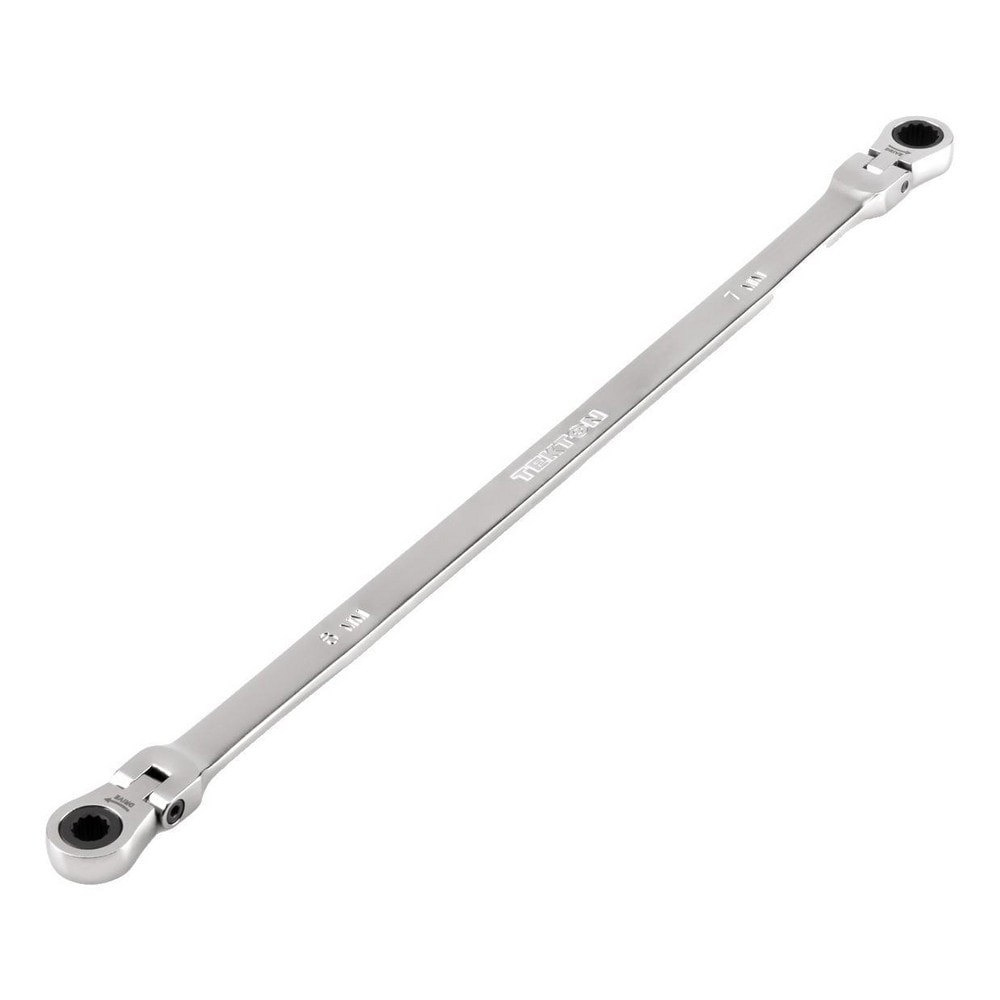 Combination Wrenches; Size (mm): 7 ; Finish: Satin Chrome ; Head Type: Flexible ; Handle Type: Straight ; Material: Steel ; Non-sparking: No