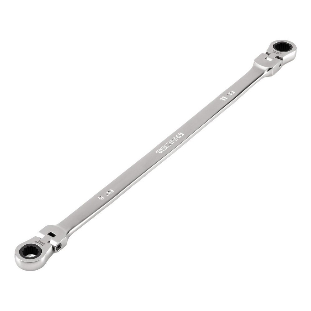 Combination Wrenches; Size (mm): 11 ; Finish: Satin Chrome ; Head Type: Flexible ; Handle Type: Straight ; Material: Steel ; Non-sparking: No