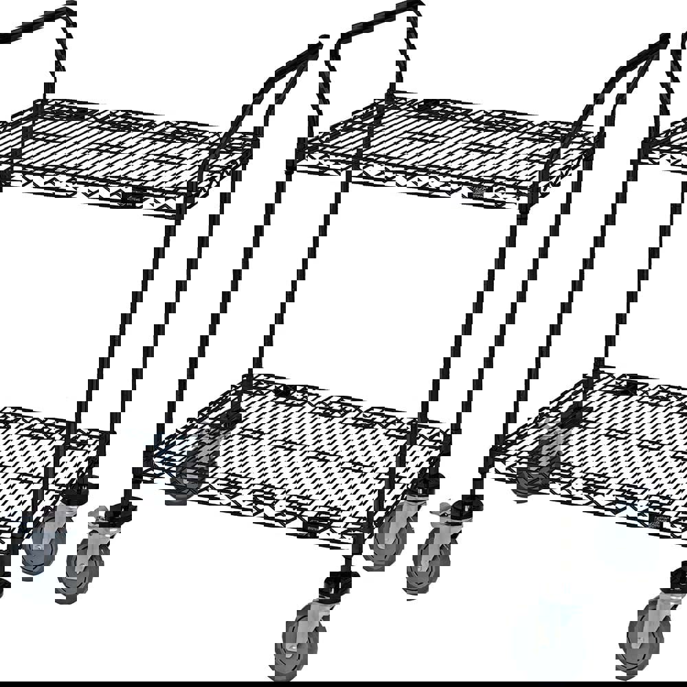 Utility Cart: Wire, Black