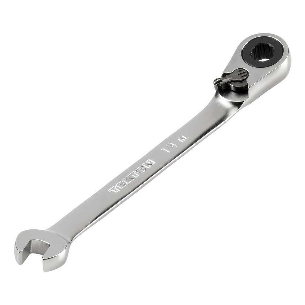 Combination Wrenches; Size (Inch): 1/4 ; Finish: Satin Chrome ; Head Type: Combination ; Handle Type: Straight ; Material: Steel ; Non-sparking: No