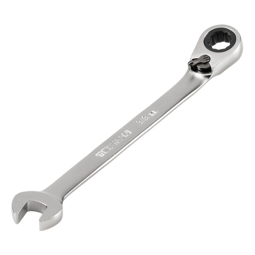 Combination Wrenches; Size (Inch): 3/8 ; Finish: Satin Chrome ; Head Type: Combination ; Handle Type: Straight ; Material: Steel ; Non-sparking: No