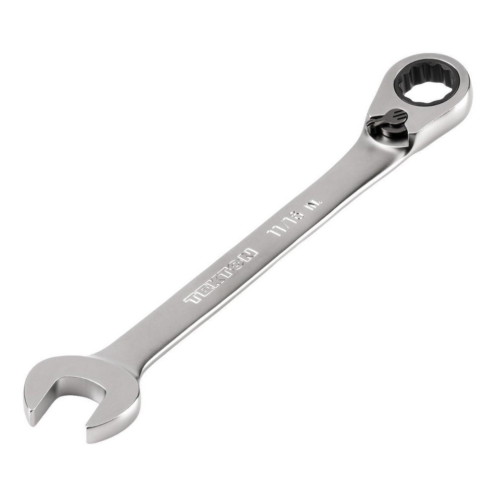 Combination Wrenches; Size (Inch): 11/16 ; Finish: Satin Chrome ; Head Type: Combination ; Handle Type: Straight ; Material: Steel ; Non-sparking: No