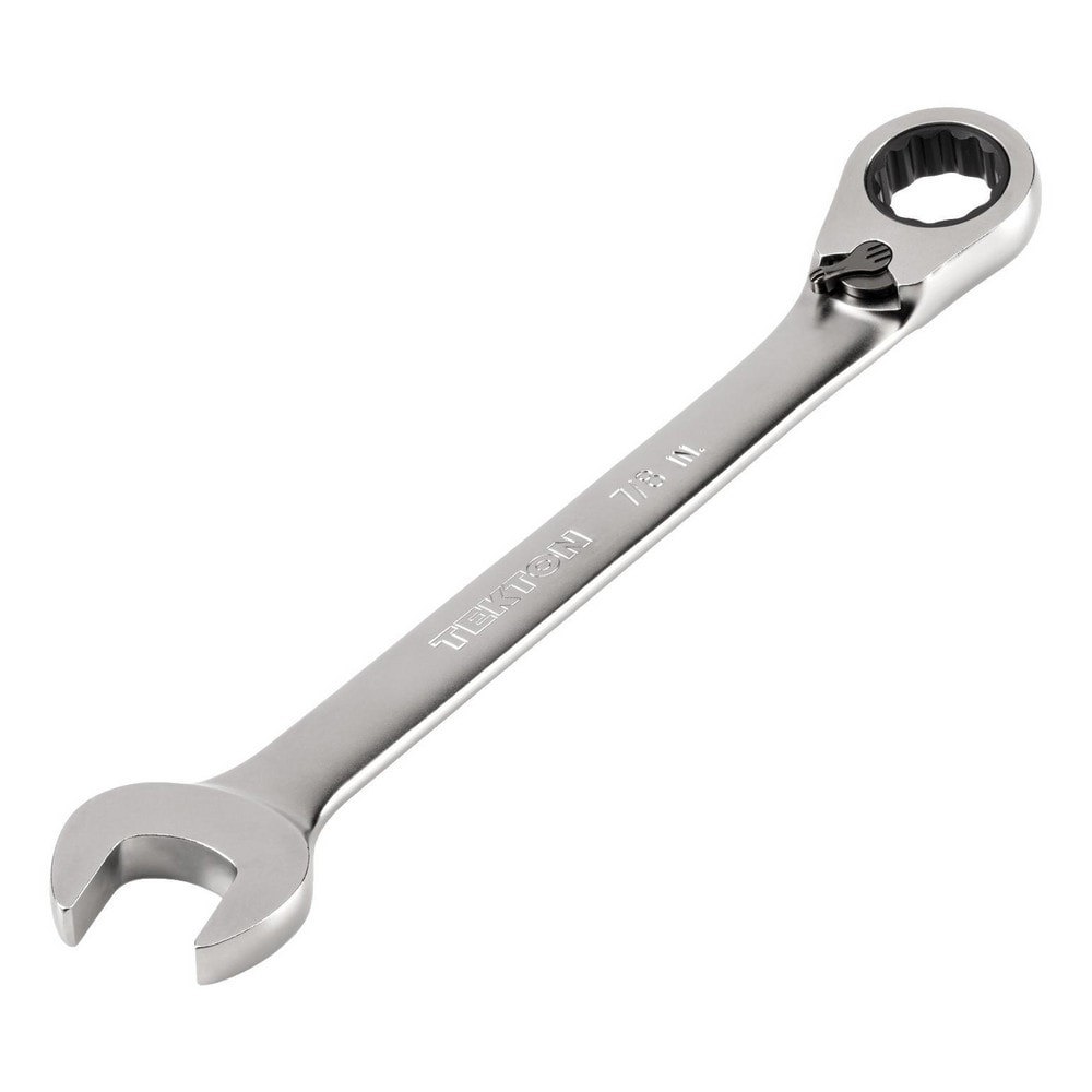 Combination Wrenches; Size (Inch): 7/8 ; Finish: Satin Chrome ; Head Type: Combination ; Handle Type: Straight ; Material: Steel ; Non-sparking: No