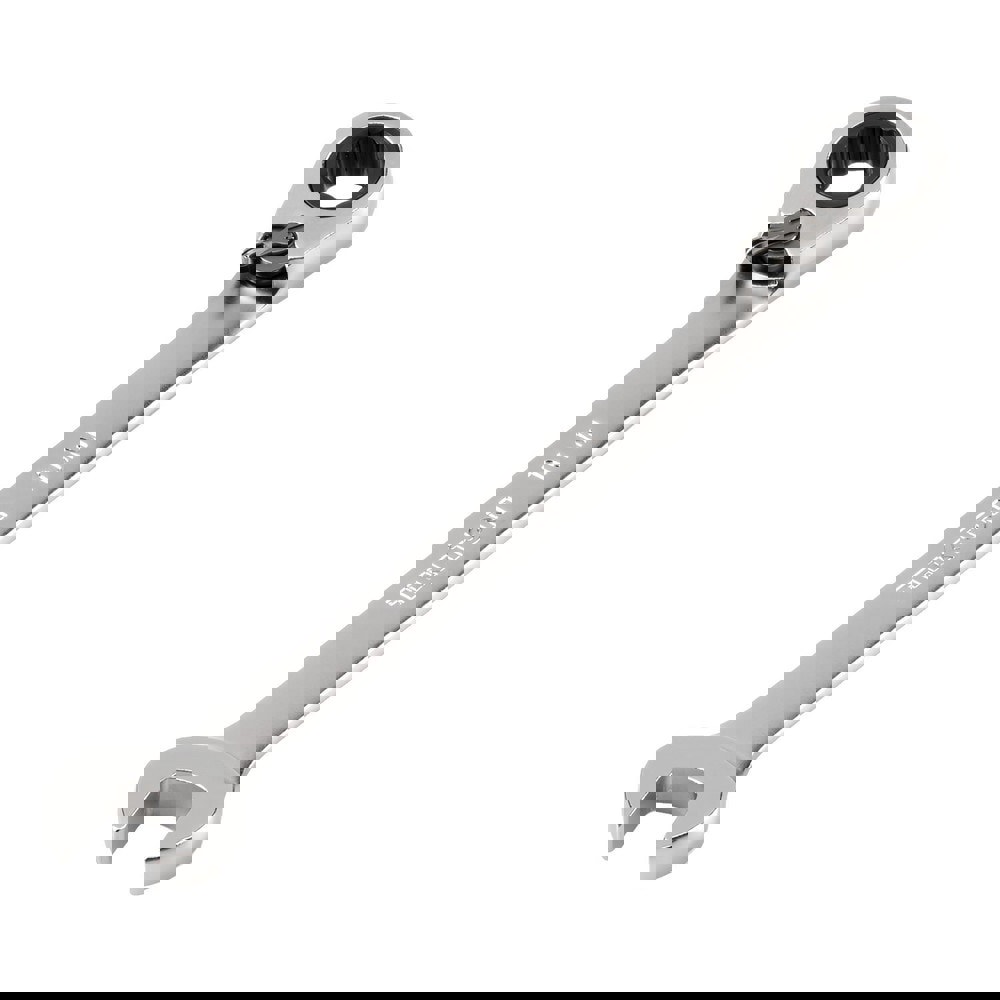 Combination Wrench: 10.00 mm Head Size, 15 deg Offset