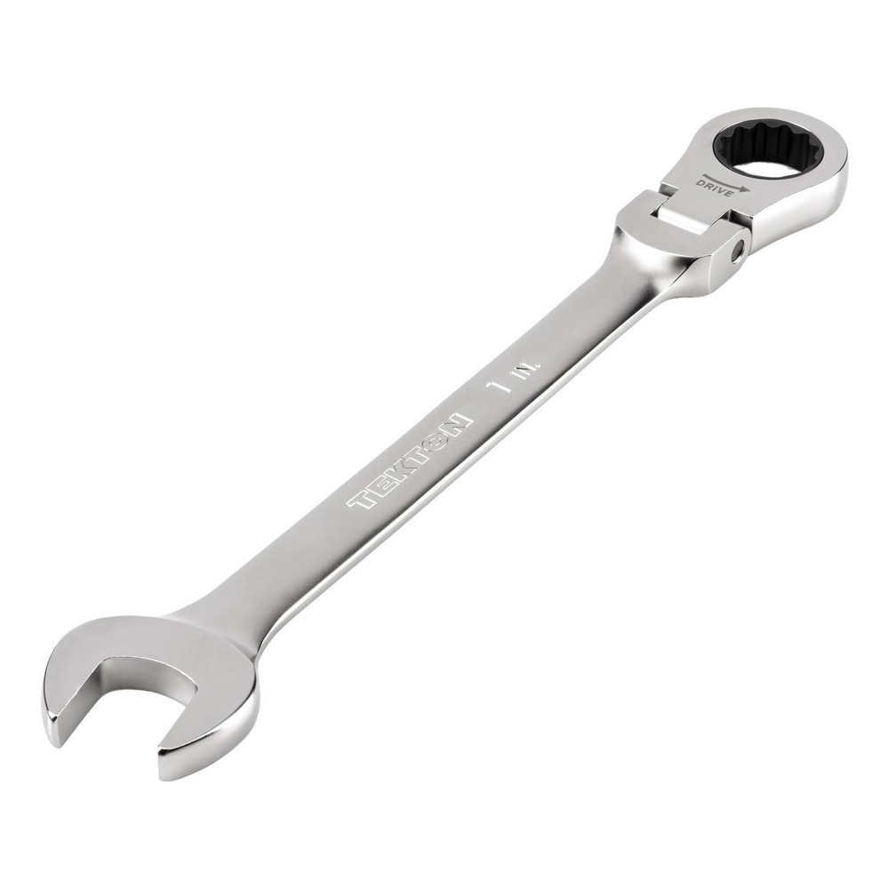 Combination Wrenches; Size (Inch): 1 ; Finish: Satin Chrome ; Head Type: Flexible; Combination ; Handle Type: Straight ; Material: Steel ; Non-sparking: No