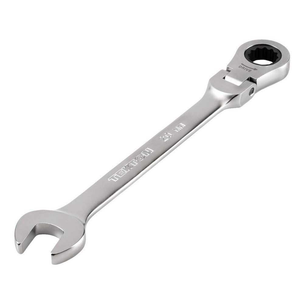 Combination Wrenches; Size (mm): 20 ; Finish: Satin Chrome ; Head Type: Flexible; Combination ; Handle Type: Straight ; Material: Steel ; Non-sparking: No