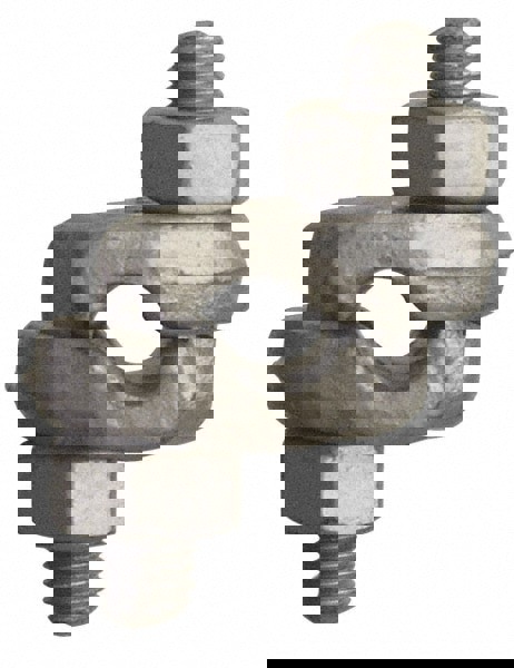 Wire Rope Double Saddle Clip: 3/8
