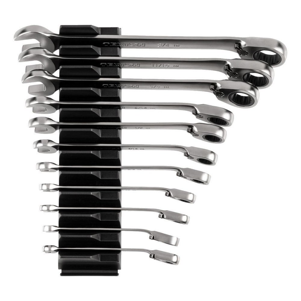 Wrench Sets; System Of Measurement: Inch ; Container Type: Plastic Holder ; Wrench Size: 1/4 in - 3/4 in ; Material: Steel ; Non-sparking: No ; Corrosion-resistant: Yes
