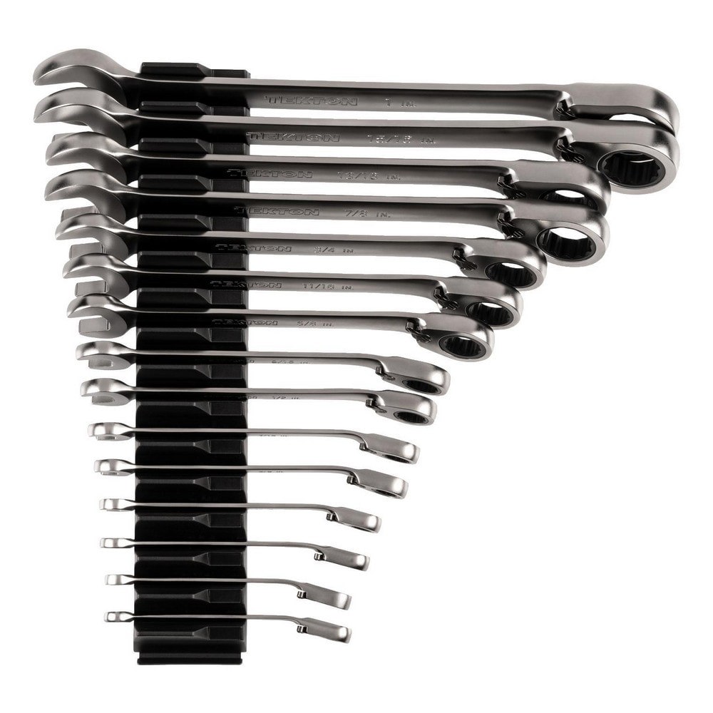 Wrench Sets; System Of Measurement: Inch ; Container Type: Plastic Holder ; Wrench Size: 1/4 in - 1 in ; Material: Steel ; Non-sparking: No ; Corrosion-resistant: Yes