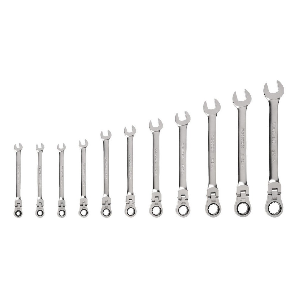 Wrench Sets; System Of Measurement: Inch ; Container Type: None ; Wrench Size: 1/4 in - 3/4 in ; Material: Steel ; Non-sparking: No ; Corrosion-resistant: Yes