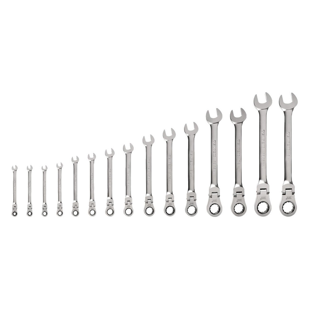 Wrench Sets; System Of Measurement: Inch ; Container Type: None ; Wrench Size: 1/4 in - 1 in ; Material: Steel ; Non-sparking: No ; Corrosion-resistant: Yes
