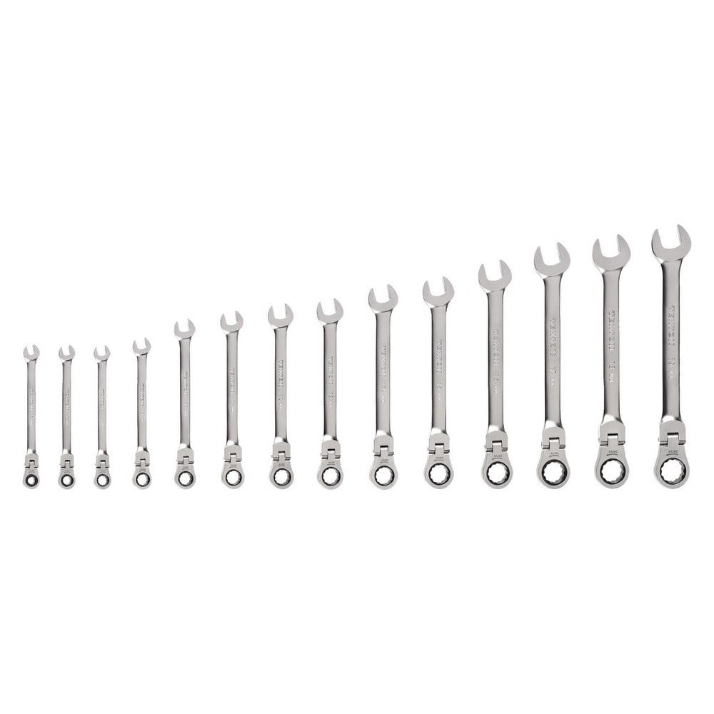 Wrench Sets; System Of Measurement: Metric ; Container Type: None ; Wrench Size: 6 mm - 19 mm ; Material: Steel ; Non-sparking: No ; Corrosion-resistant: Yes