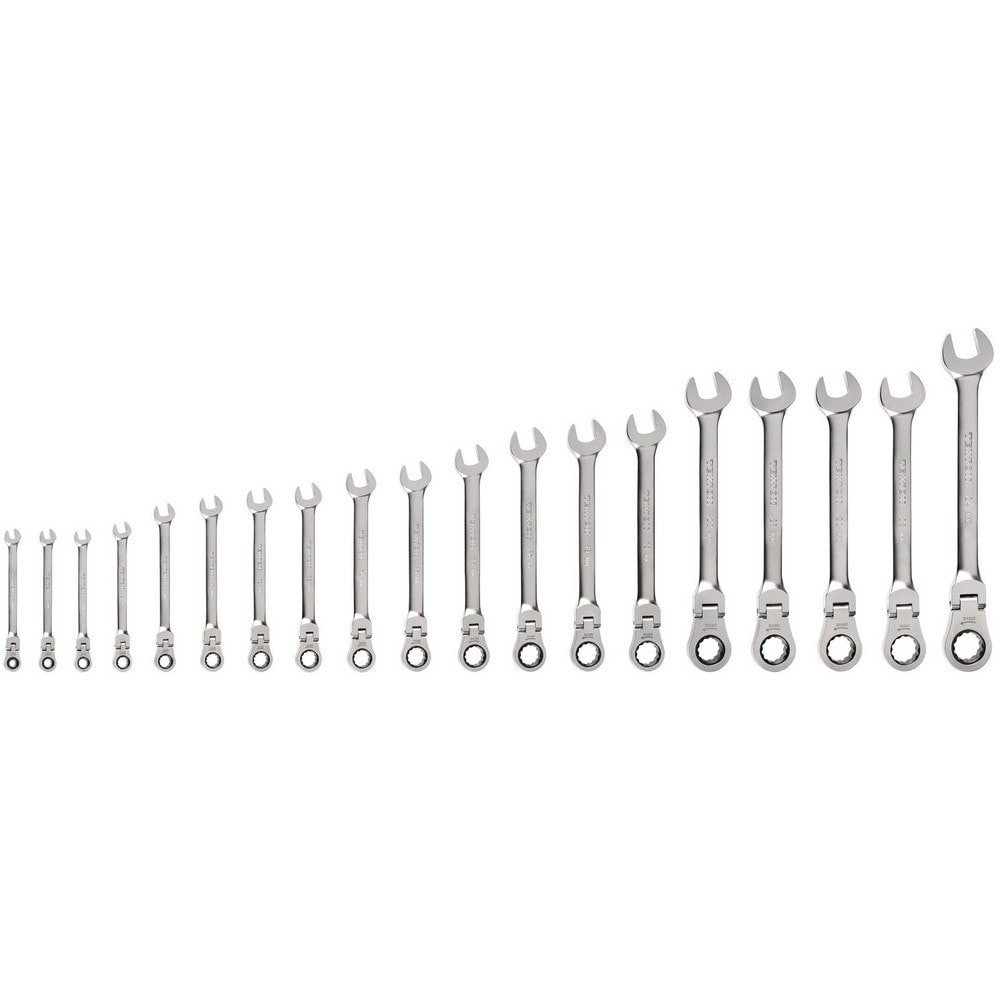Wrench Sets; System Of Measurement: Metric ; Container Type: None ; Wrench Size: 6 mm - 24 mm ; Material: Steel ; Non-sparking: No ; Corrosion-resistant: Yes