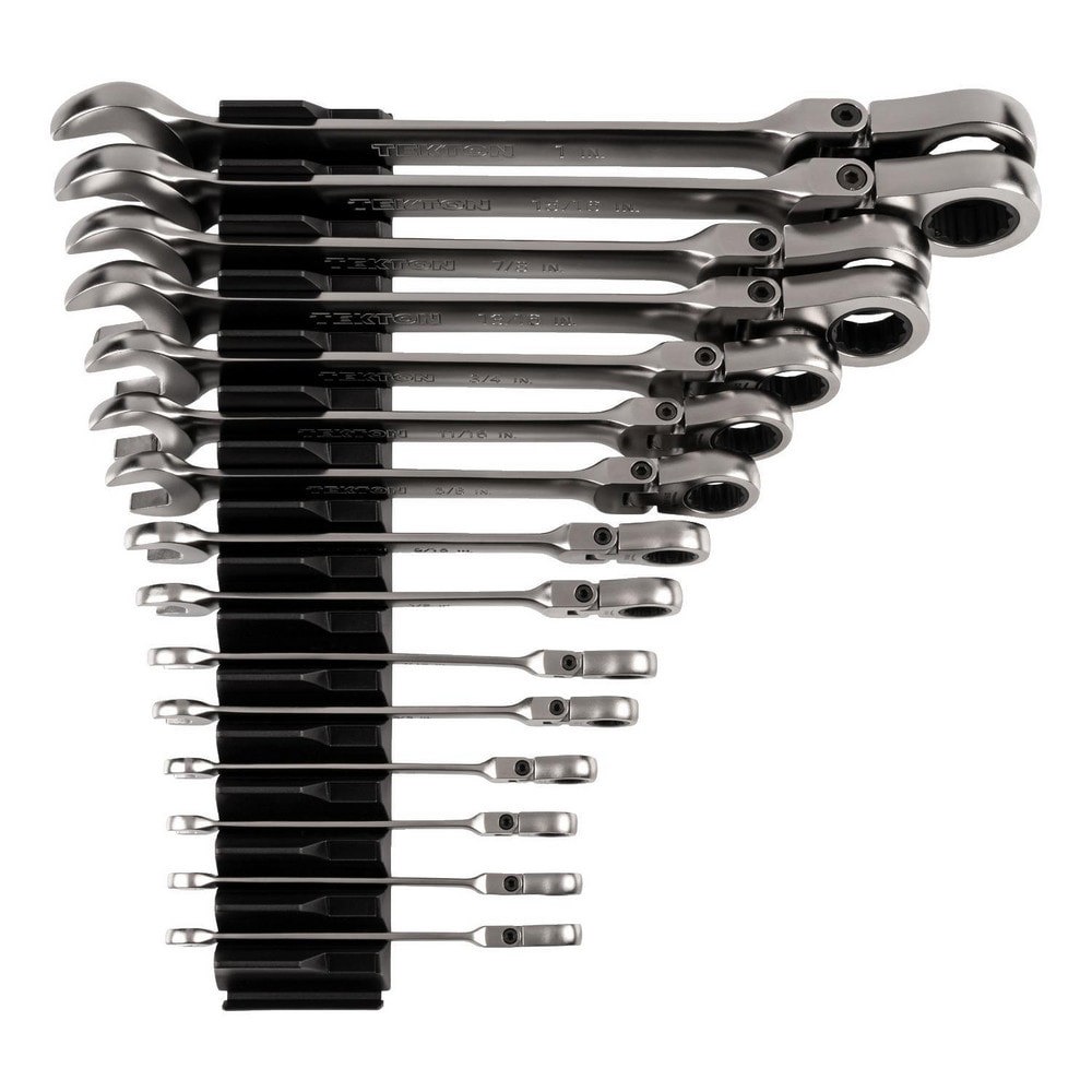 Wrench Sets; System Of Measurement: Inch ; Container Type: Plastic Holder ; Wrench Size: 1/4 in - 1 in ; Material: Steel ; Non-sparking: No ; Corrosion-resistant: Yes