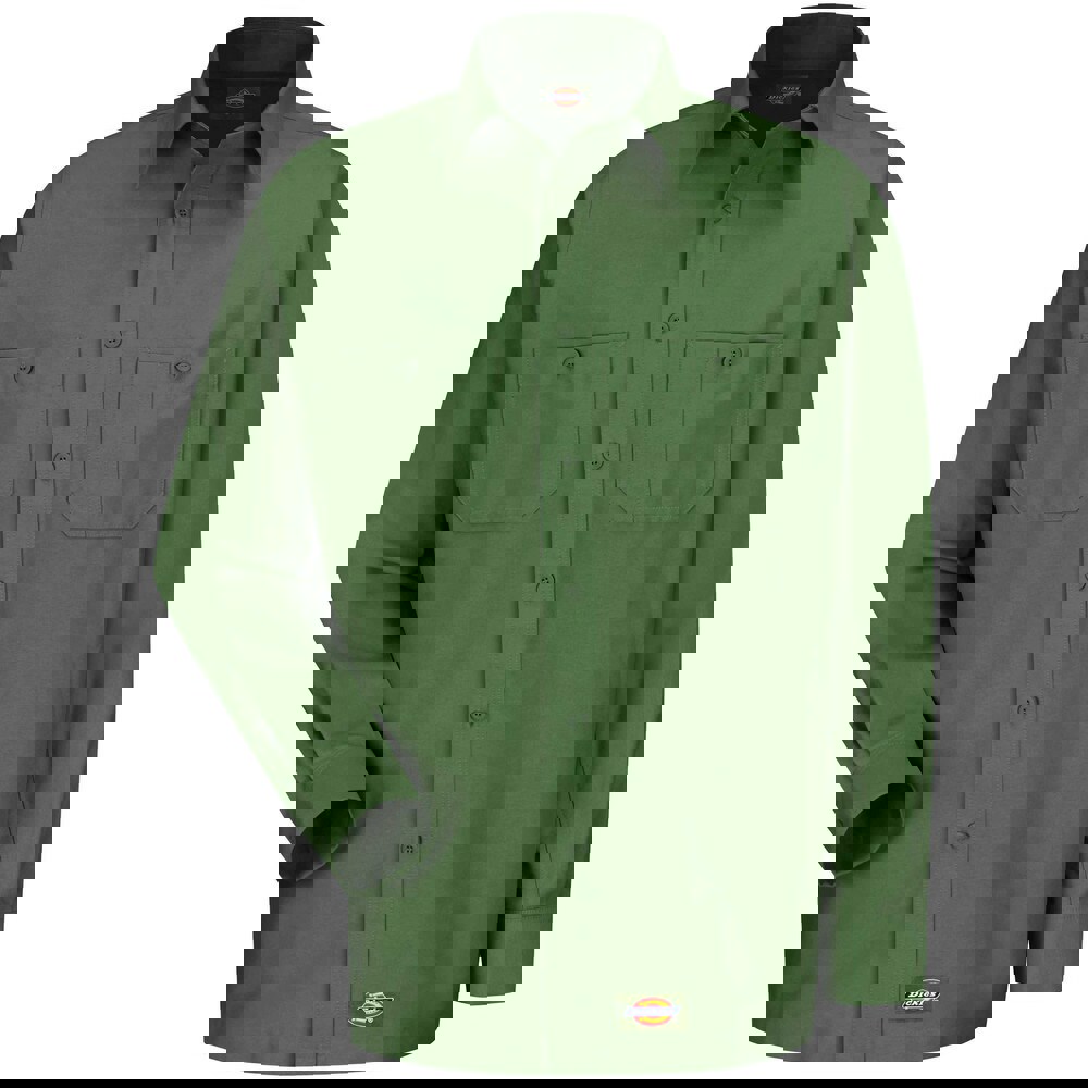 Shirts; Garment Style: Long Sleeve ; Garment Type: General Purpose ; Size: Medium ; Material: Cotton; Polyester ; Chest Size (Inch): 38-40 ; Material Weight (oz.): 5.2500