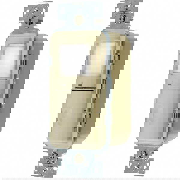 Motion Sensing Wall Switches; Switch Type: Occupancy or Vacancy Sensor ; Sensor Type: Infrared ; Coverage (Sq. Ft.): 1200 ; Adjustment Type: Manual Delay ; Color: Ivory ; Recommended Environment: Indoor