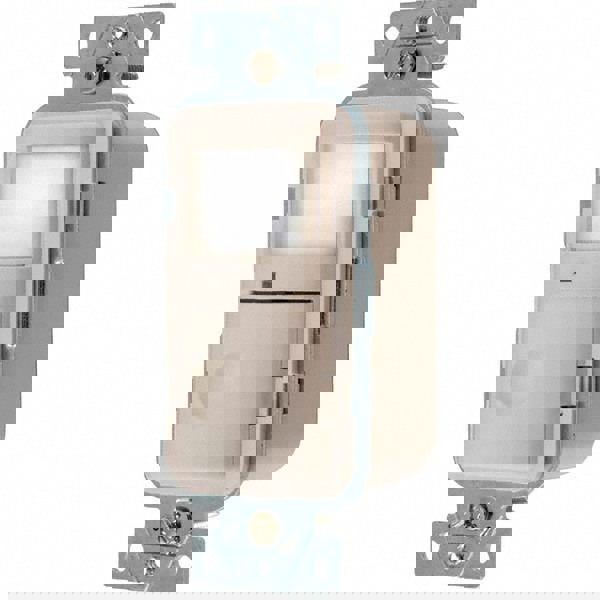 Motion Sensing Wall Switches; Switch Type: Occupancy or Vacancy Sensor ; Sensor Type: Infrared ; Coverage (Sq. Ft.): 1200 ; Adjustment Type: Manual Delay ; Color: Light Almond ; Recommended Environment: Indoor