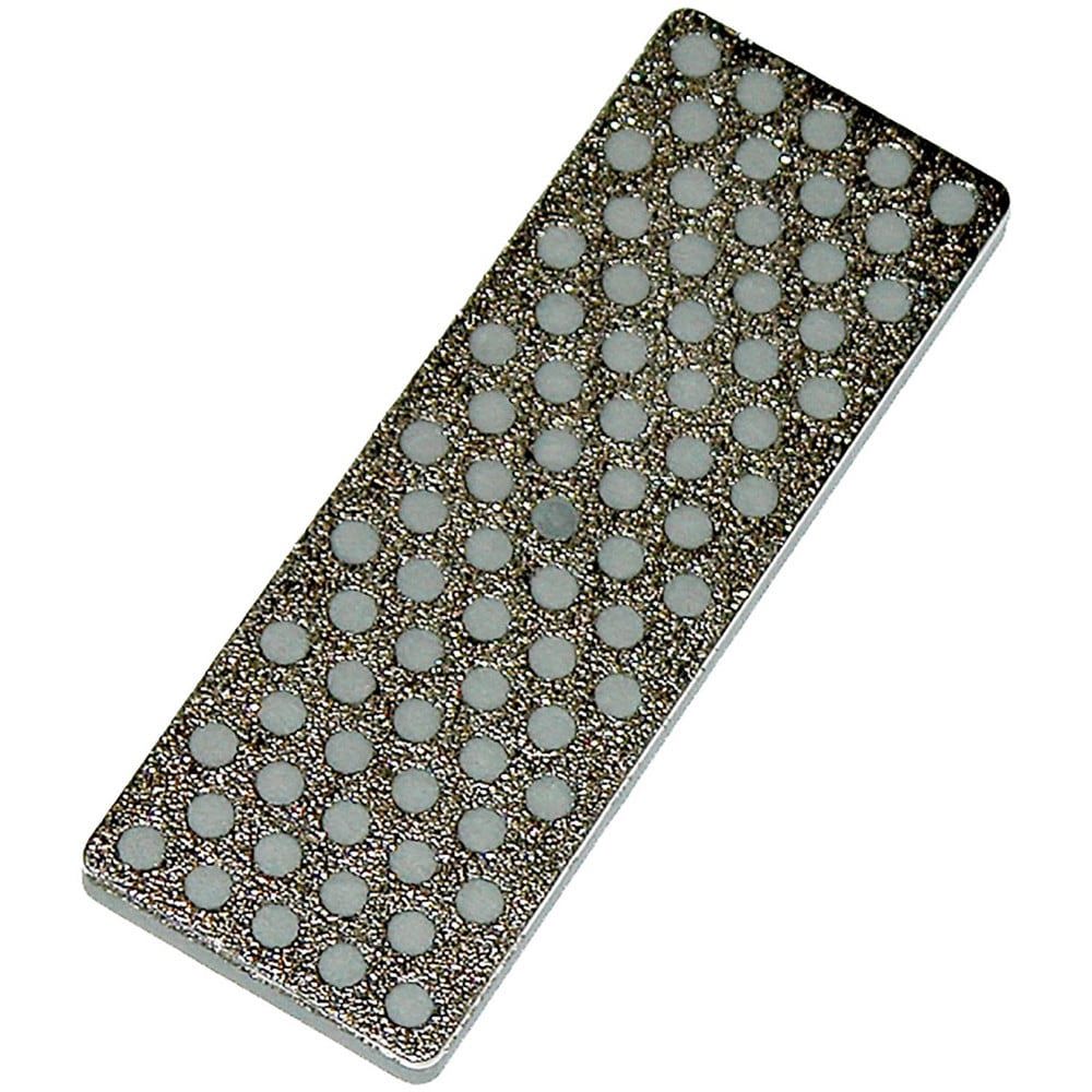 Pocket & Machinist Stones; Stone Material: Diamond ; Grade: XX Coarse ; Closed Length: 2.69in ; Handle Type: Diamond ; Overall Length: 3.00in ; Overall Thickness: 0.25in