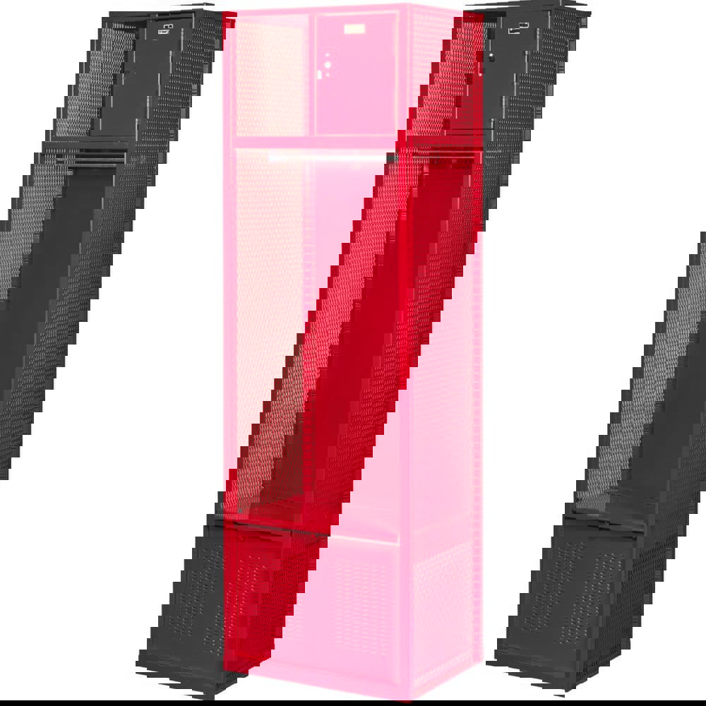 Lockers; Locker Style: Horizontal ; Locker Configuration: 1-Wide ; Assembled: Yes ; Shelf Capacity: 20 ; Handle Type: Pull ; Locker Material: Steel